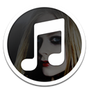 iTunes Black Avril icon